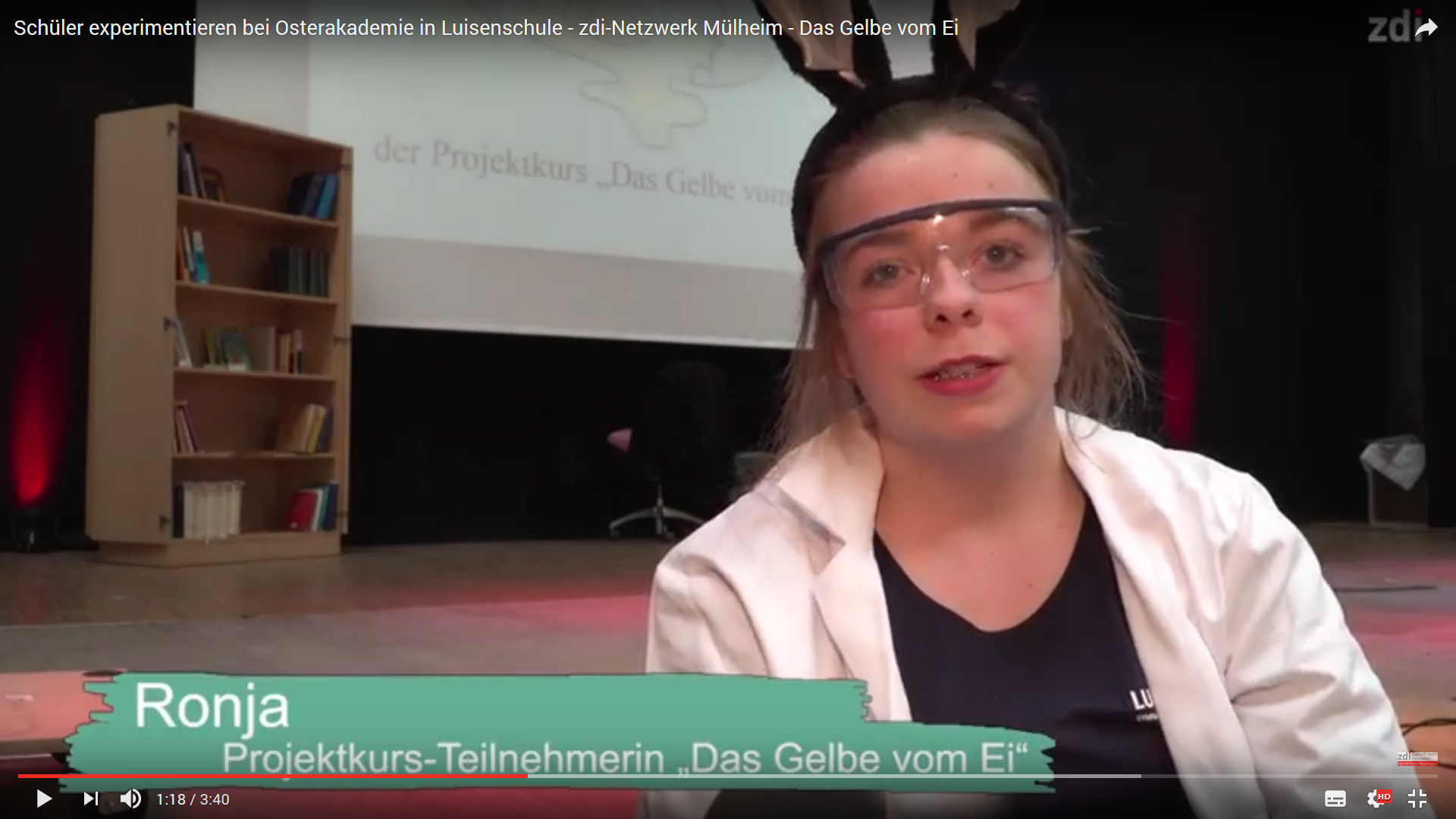 Das Gelbe vom Ei – Schüler experimentieren bei Osterakademie in Luisenschule